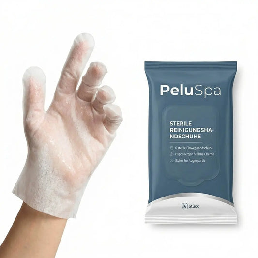 PeluSpa Sterile Pflege- und Reinigungshandschuhe