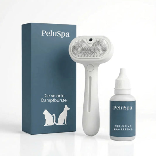 PeluSpa Smarte Dampfbürste für Hunde & Katzen