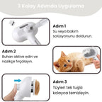PeluSpa Buharlı Kedi ve Köpek Tarağı - Masaj Etkili Tüy Toplayıcı Fırça